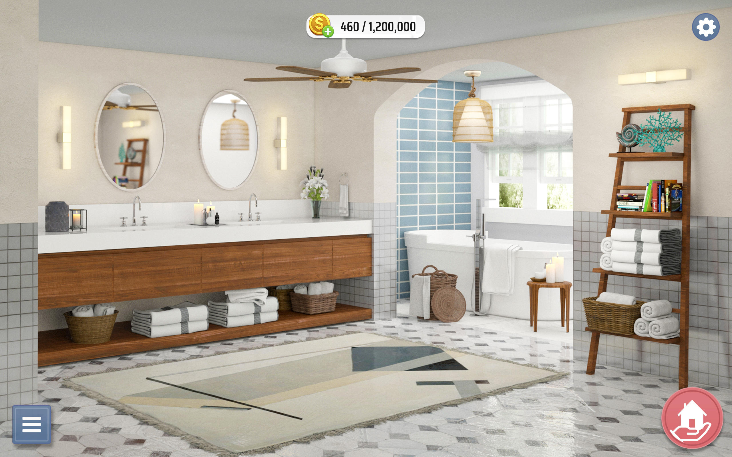 Home Designer & Makeover Game Game Screenshot