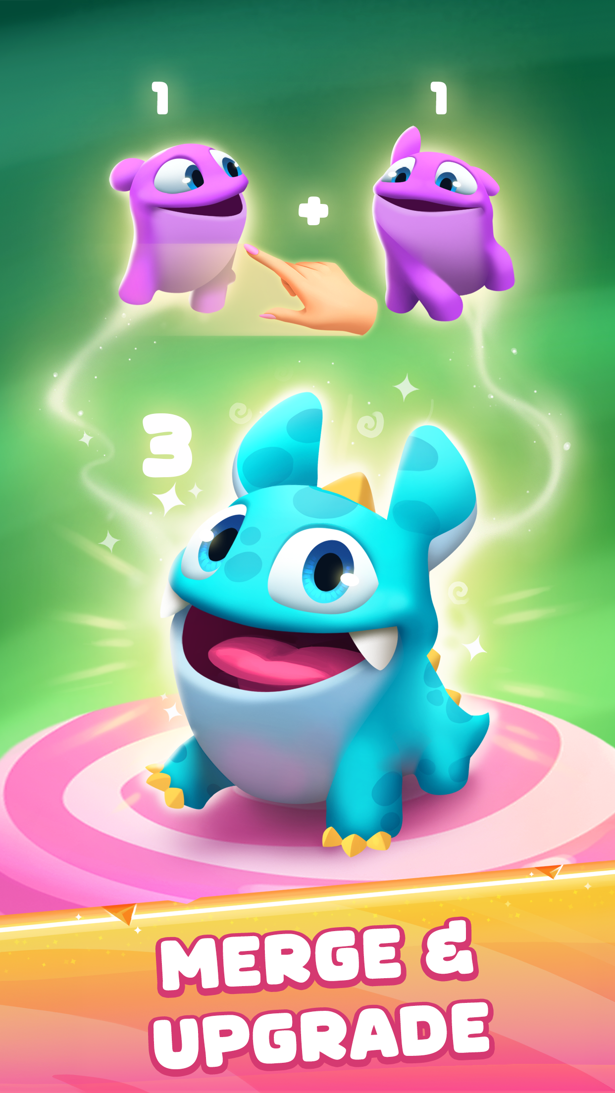 Cuplikan Layar Game Candy Critters: Idle Merge