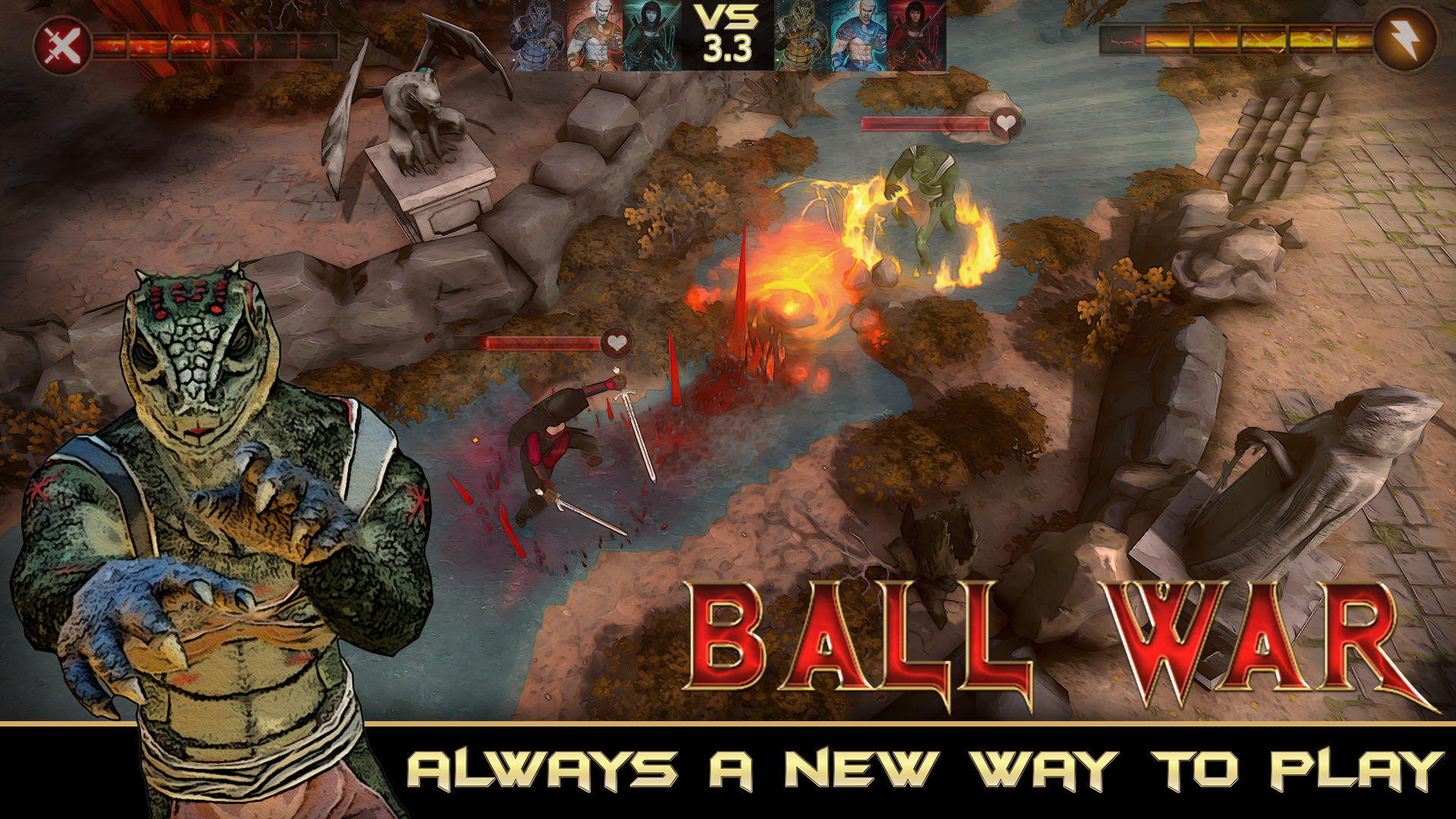 BallWar screenshot game