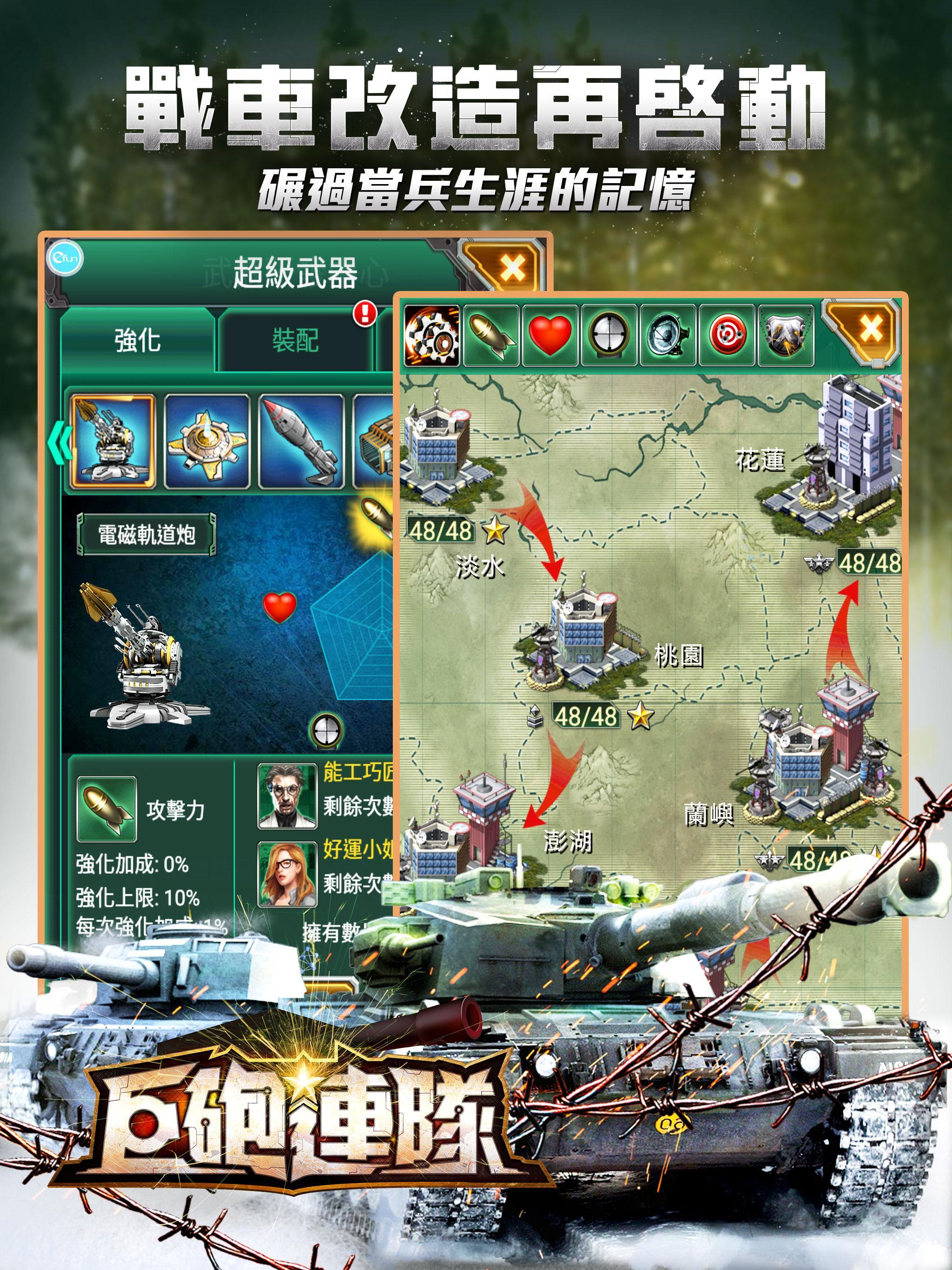 巨砲連隊 ภาพหน้าจอเกม