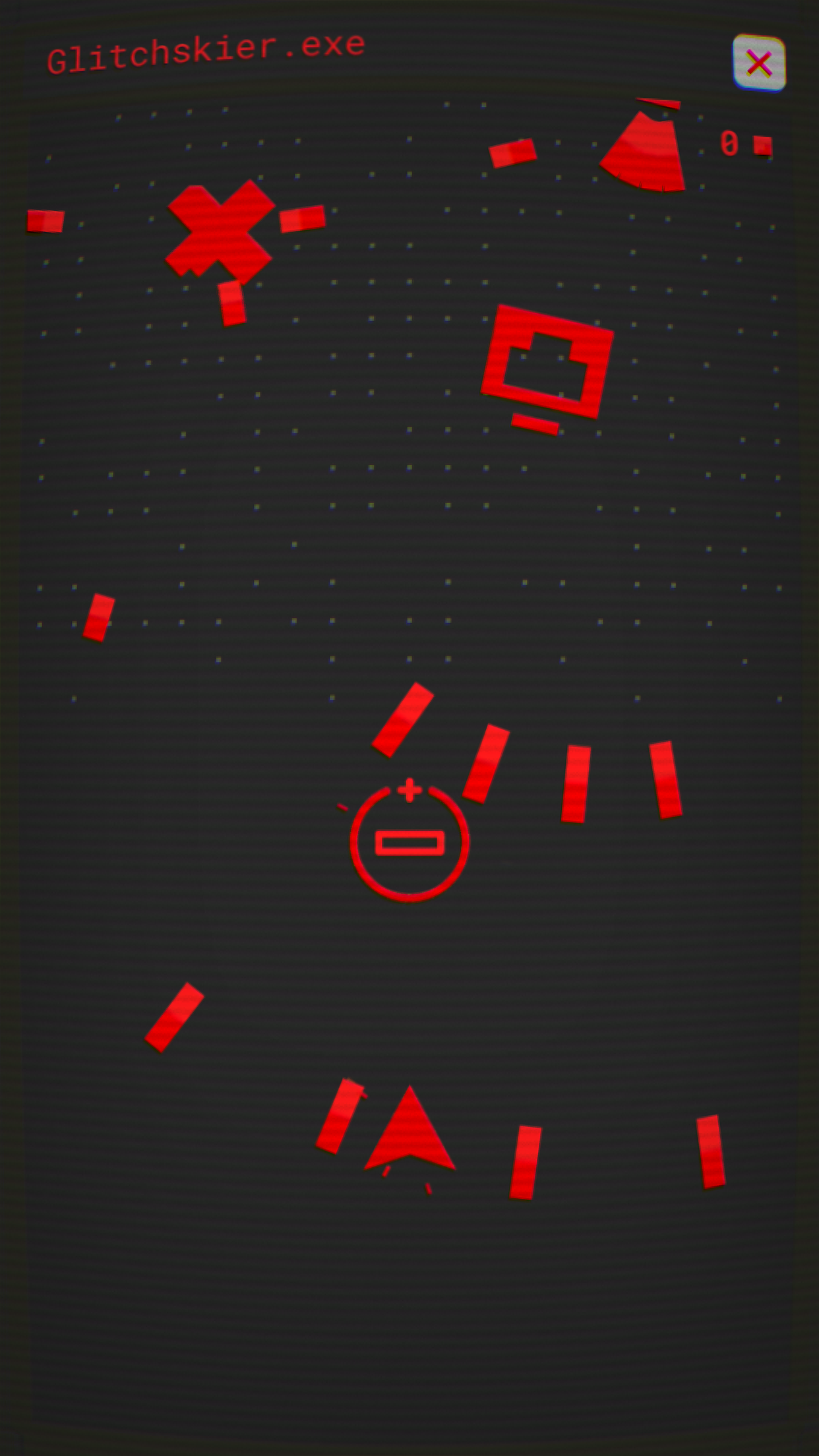 Glitchskier Game Screenshot