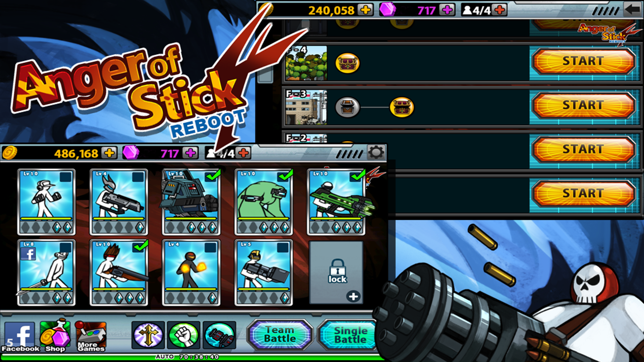 Скриншот игры Anger Of Stick 4