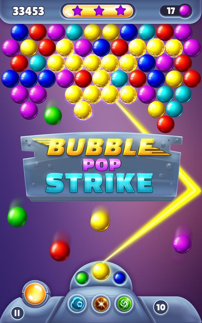 Bubble Pop Strike ภาพหน้าจอเกม