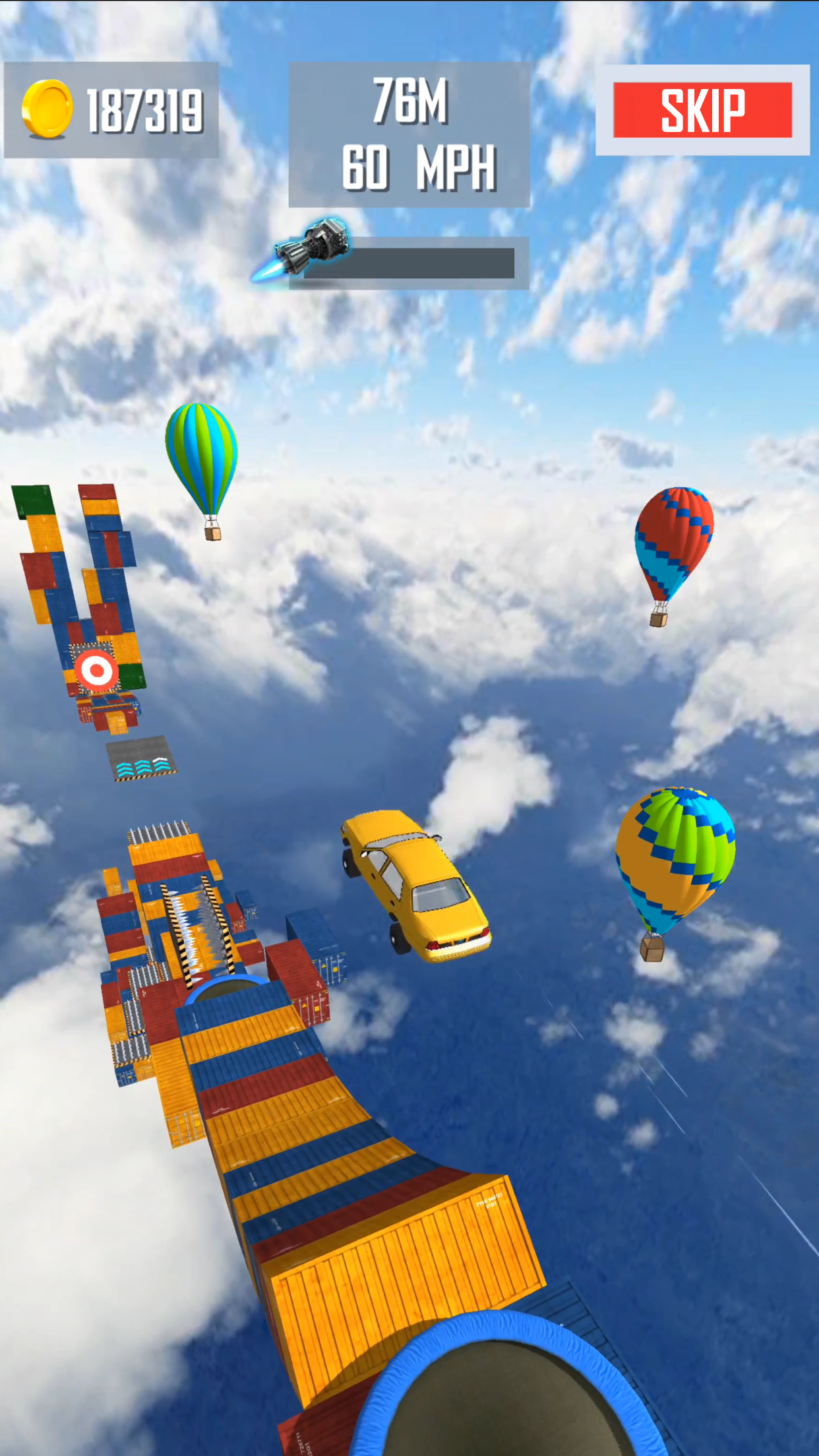 Captura de Tela do Jogo Mega Ramp Car Jumping