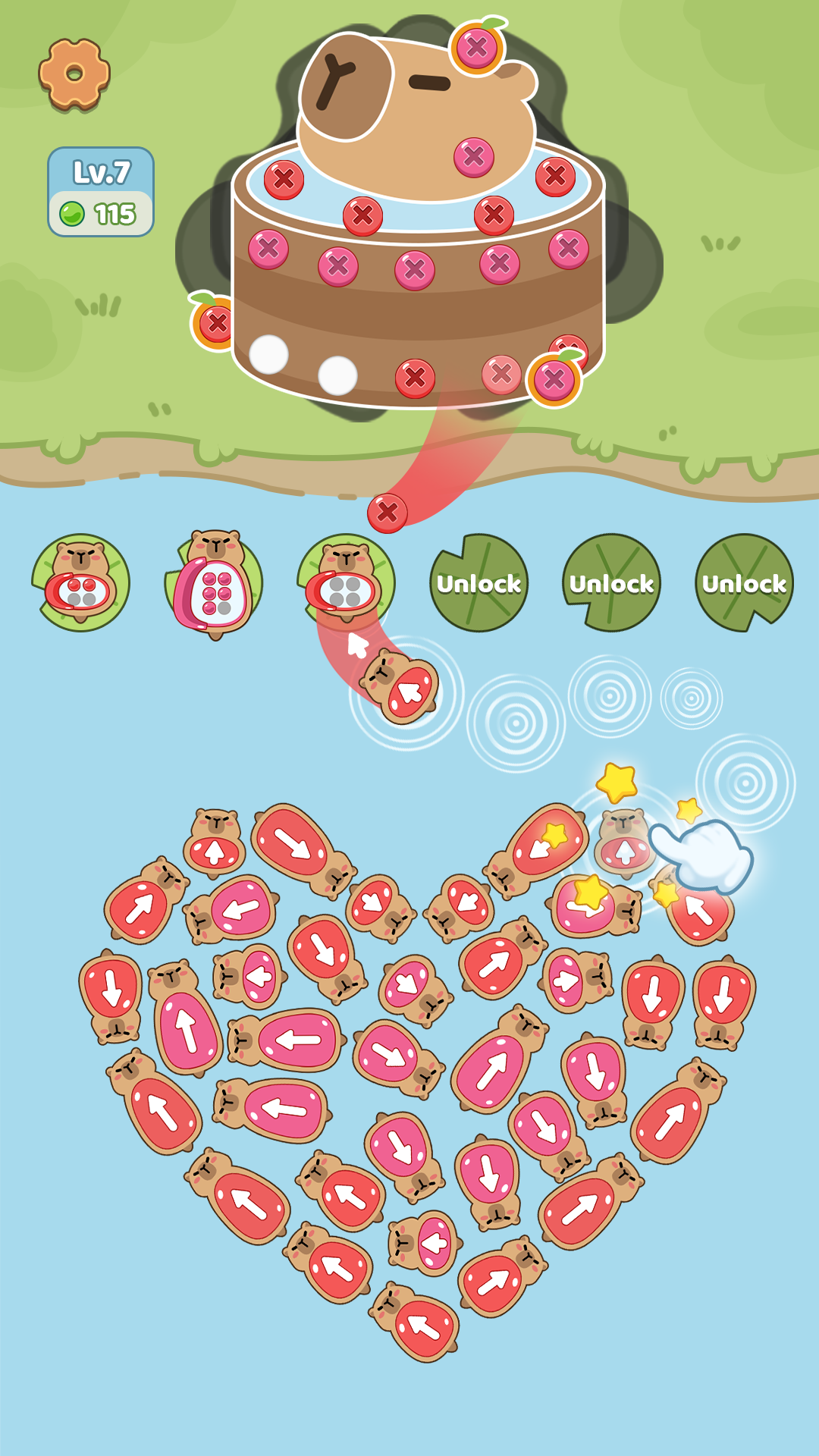 Capy Escape: Screw Sort Game Screenshot