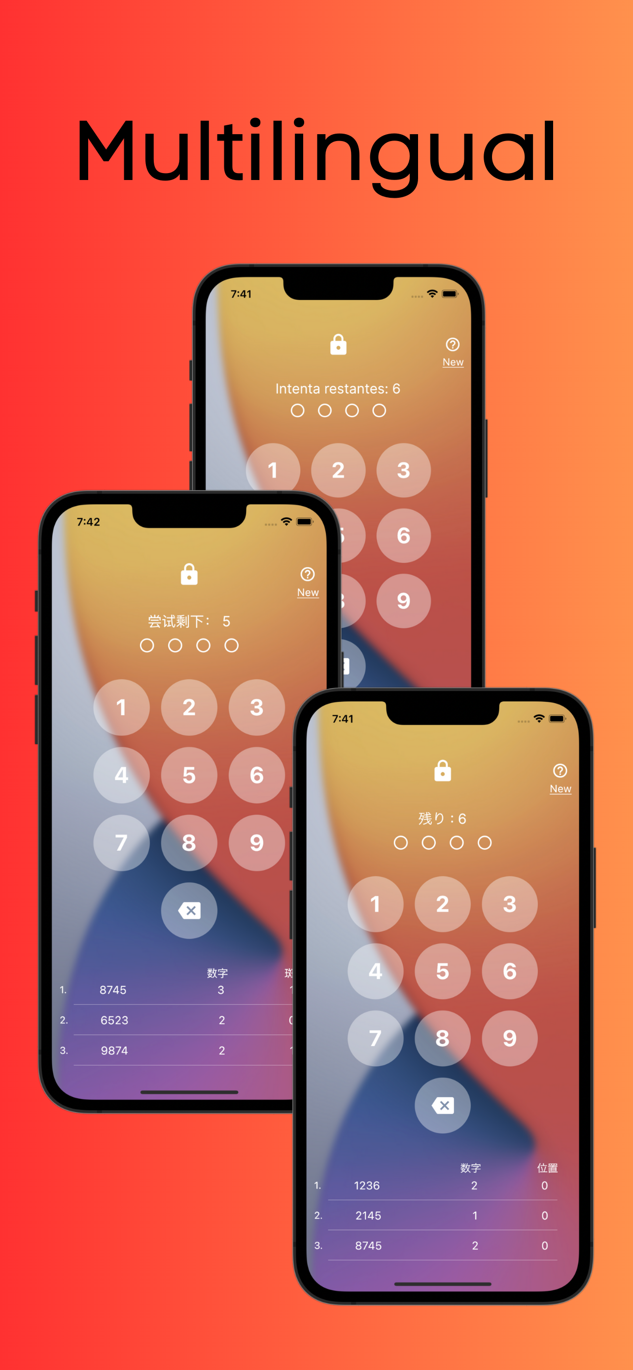 Screenshot of Passcode Hacking Game : Hacker