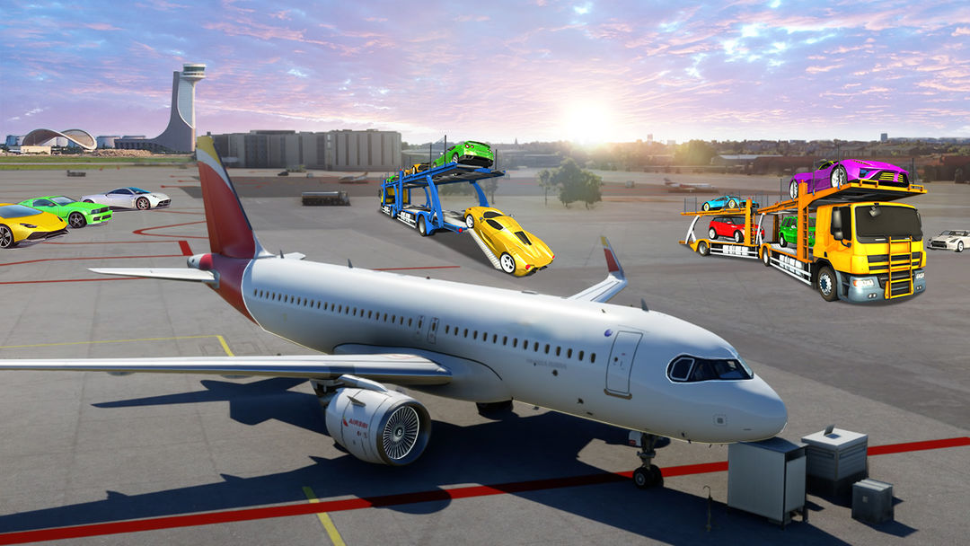 Airplane Car Transporter Pilot screenshot game