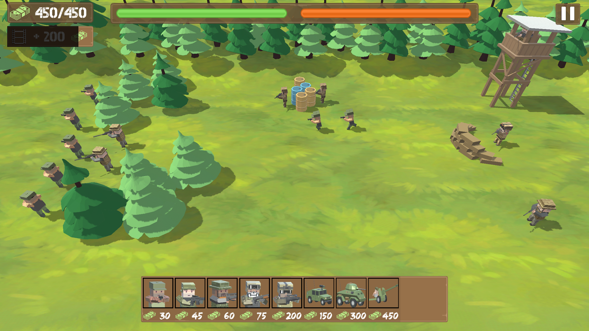 Border Wars: Army Simulator Game Screenshot