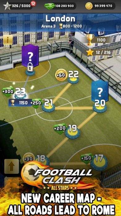 Screenshot of Football Clash: All Stars