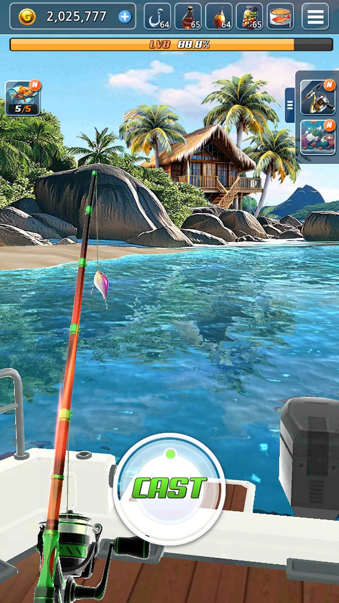 Ocean Fishing King Game Screenshot