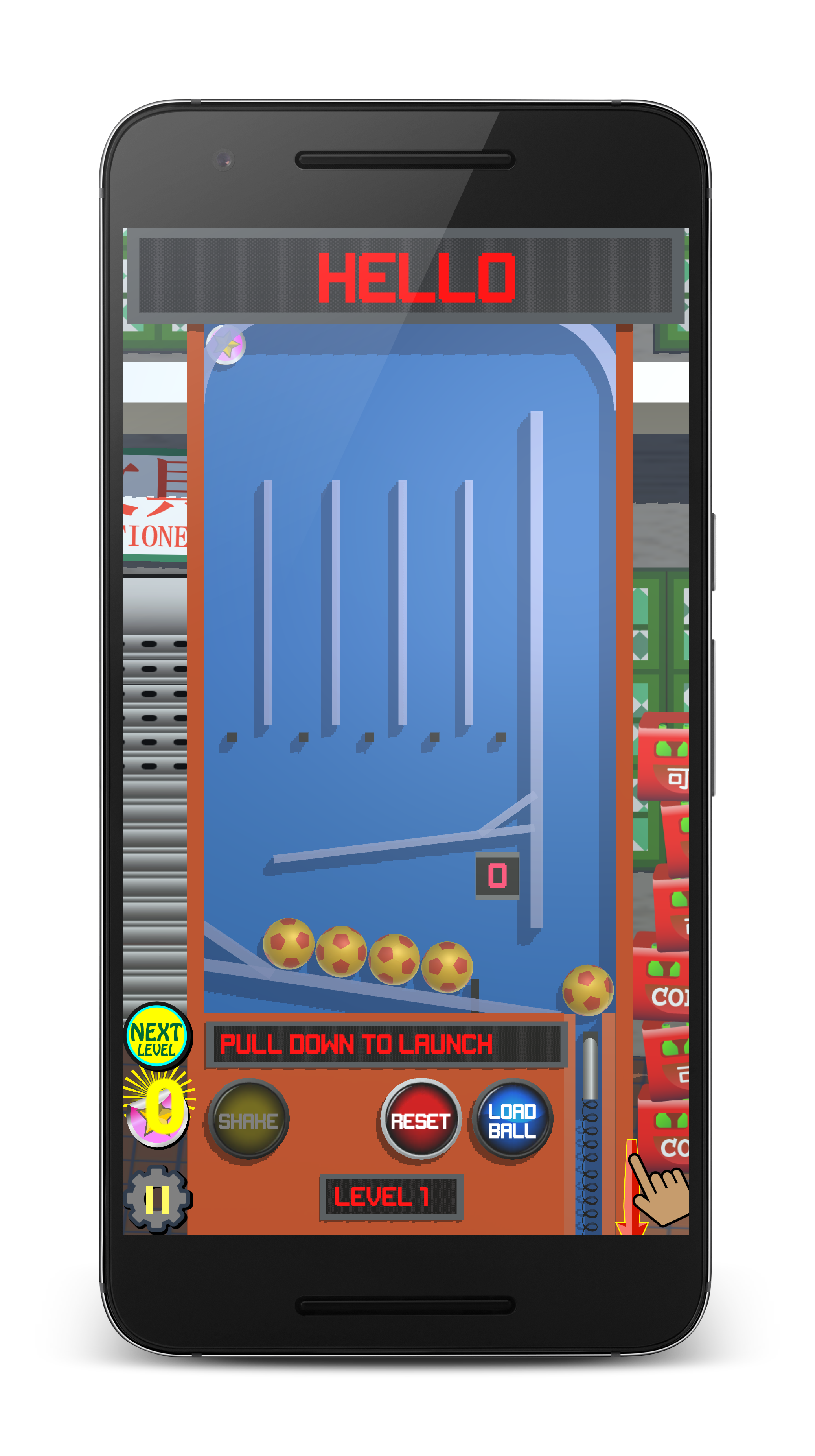 Screenshot 1 of pinball ping pong 