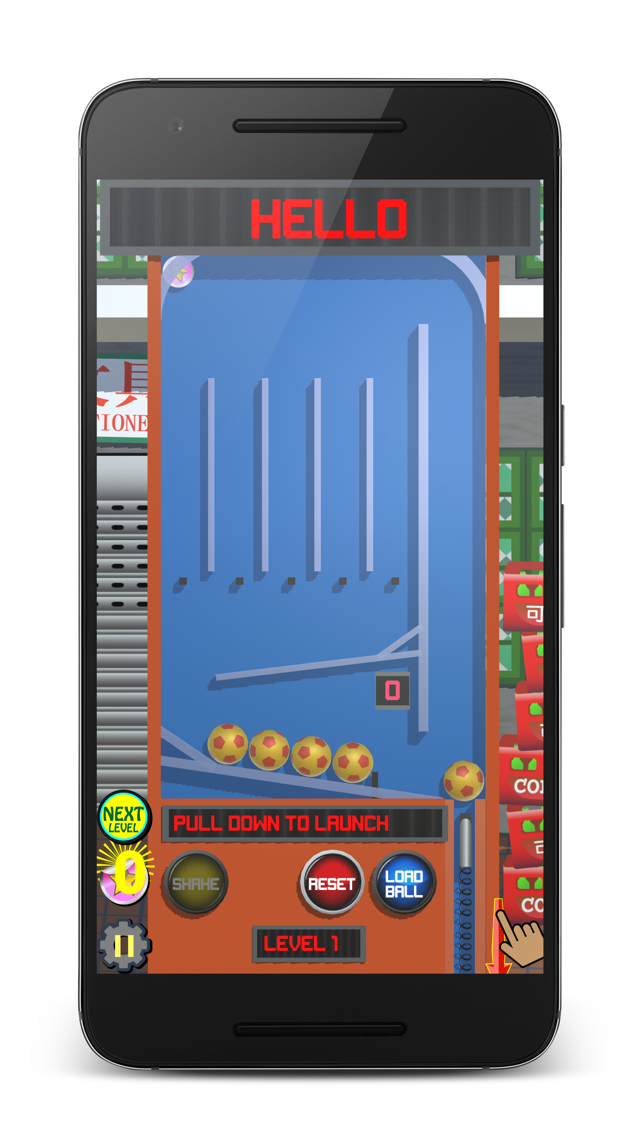 Pinball PingPong Game Screenshot