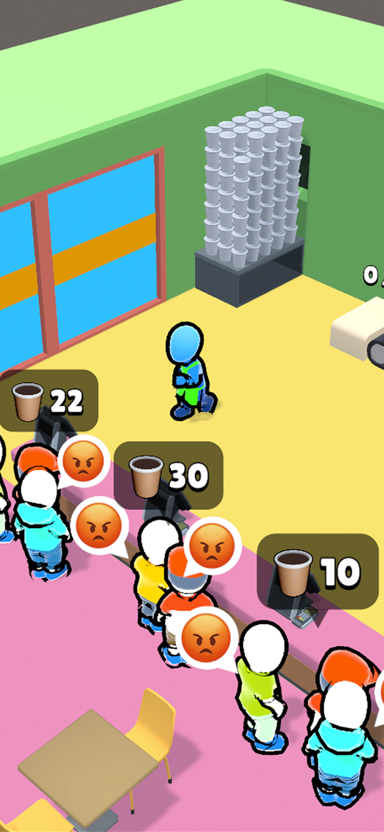 Captura de Tela do Jogo Cafe Master - シミュレーションゲーム