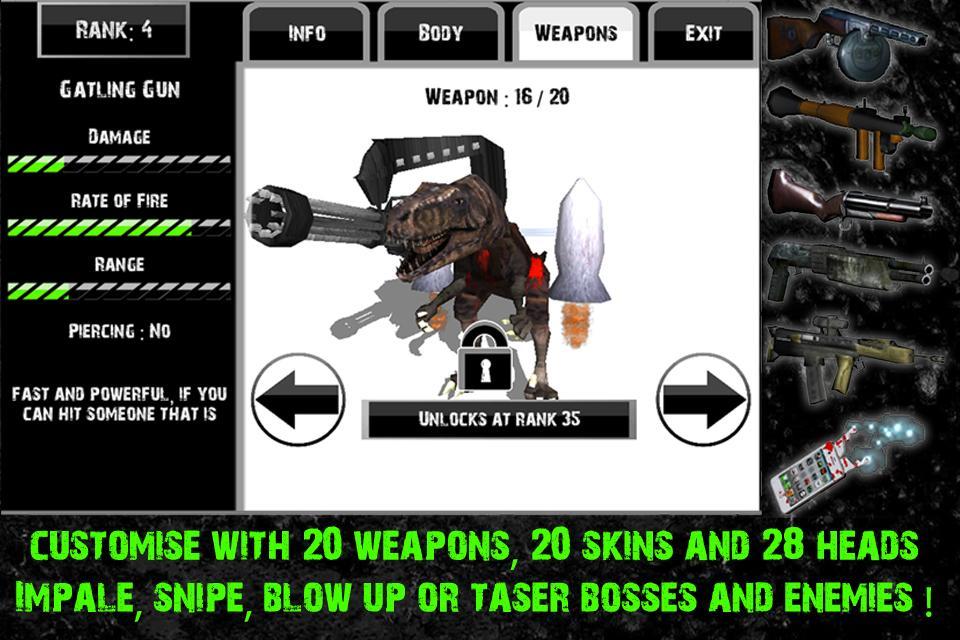 Cuplikan Layar Game Raptors Online - Gun Dinosaurs