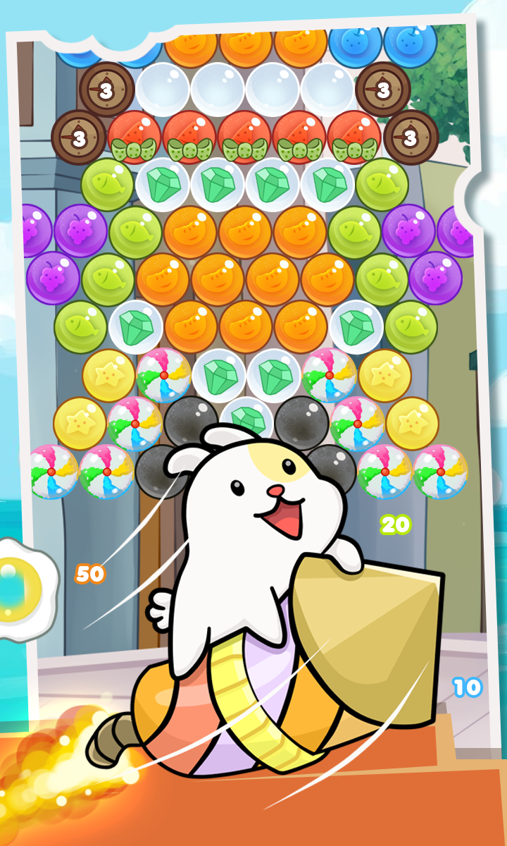 Dream Bubble Cookie Pop Game Screenshot
