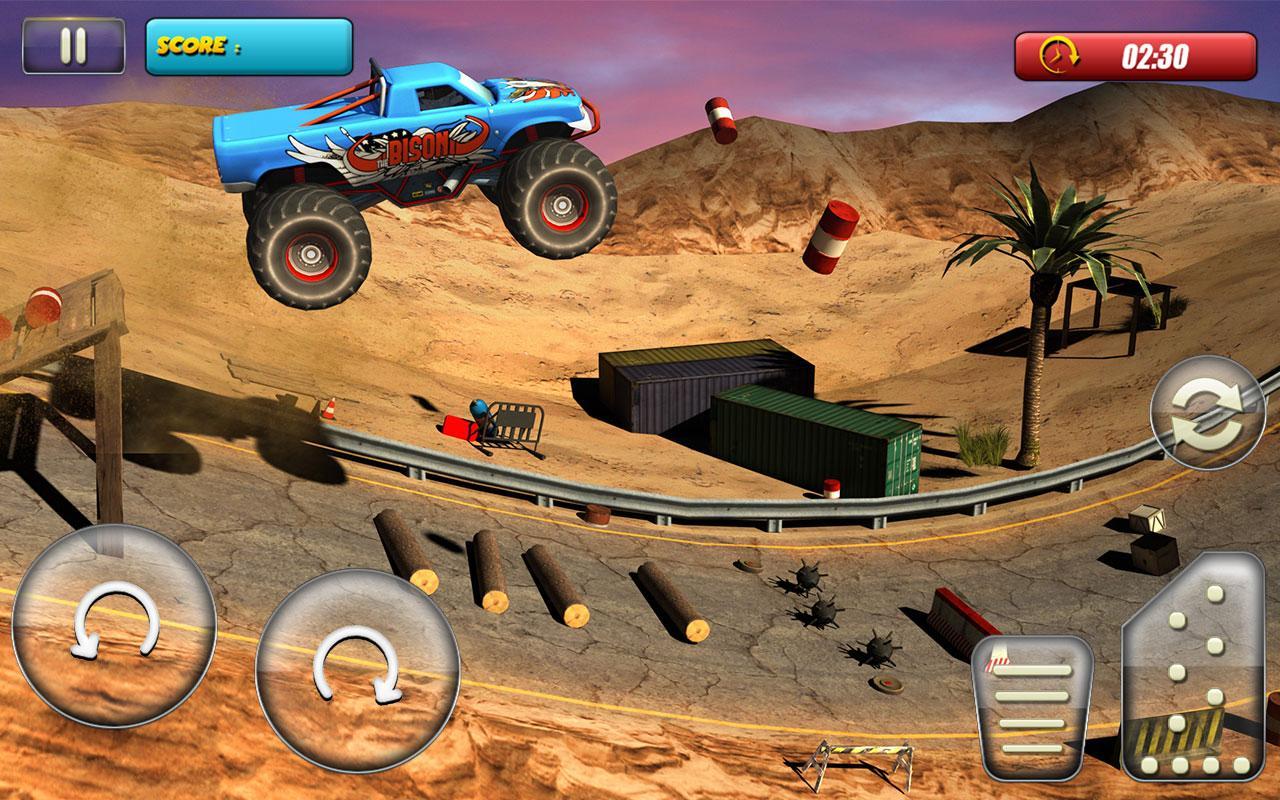 Monster Truck Rider 3D Game Screenshot