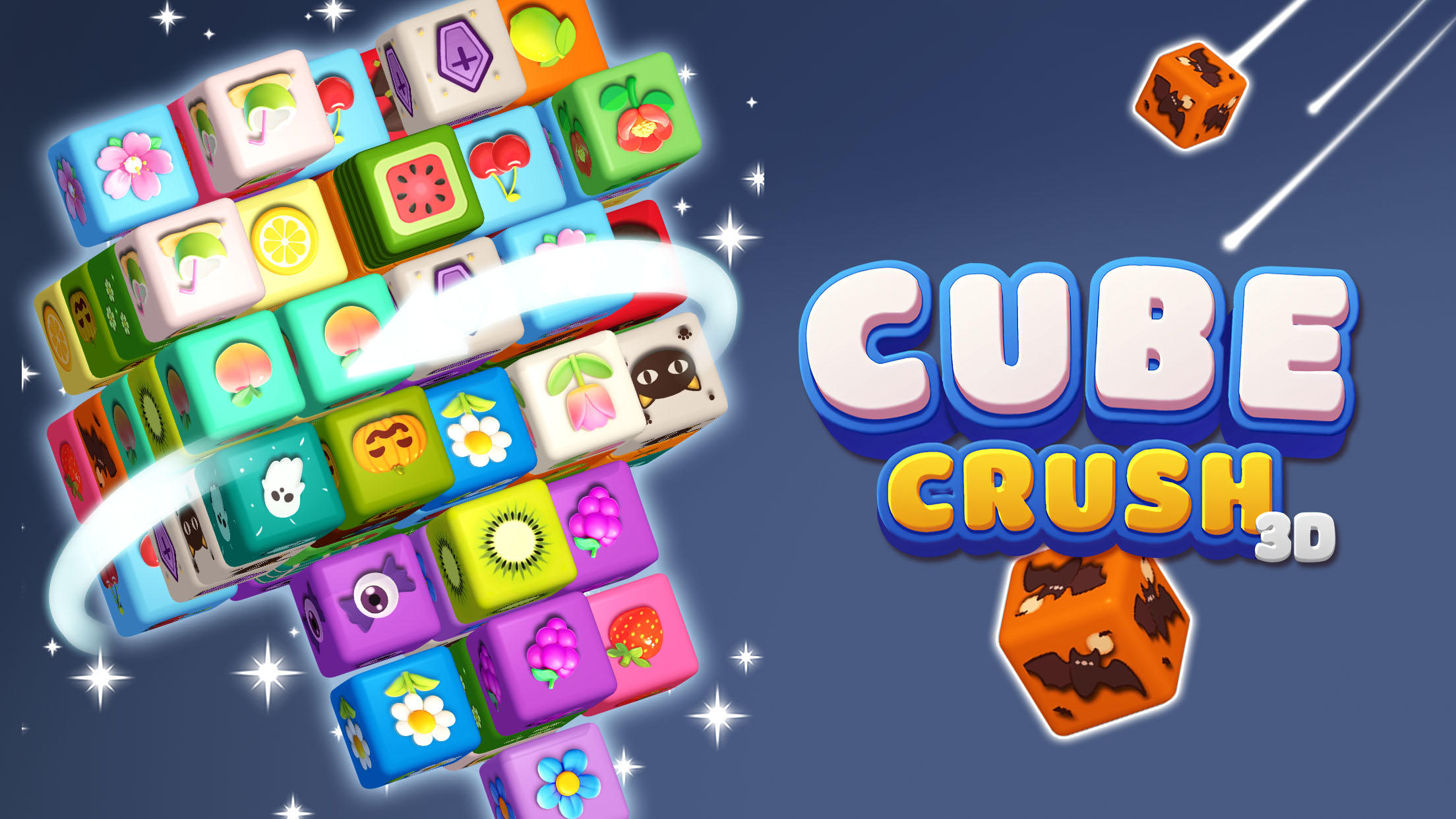 Cube Crush 3D - Tapout Game Screenshot