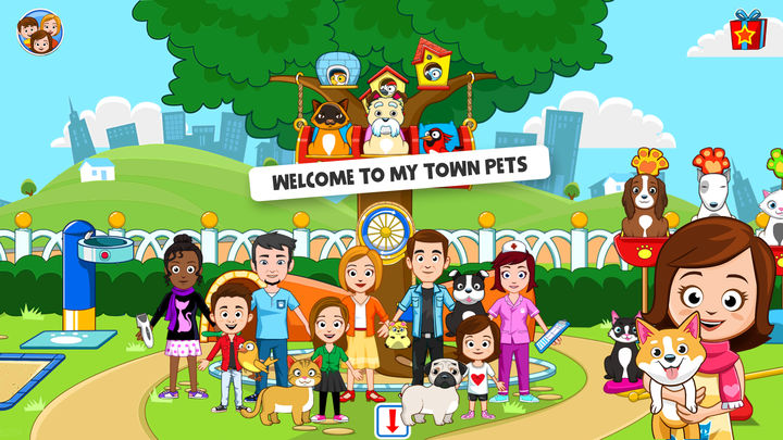 Screenshot 1 of My Town: Pet games & Animals 7.00.16