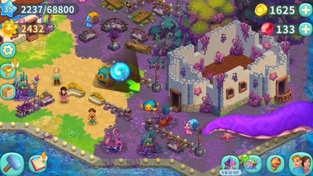 저주 풀린 마법의 섬 – 새로운 농장 게임 게임 스크린 샷