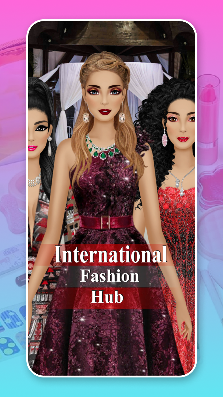 green emerald velvet dress Fashion Show Girls Makeup & Dress up Games main image 1