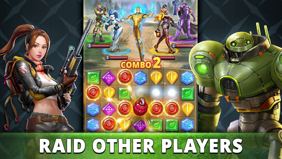Puzzle Combat: Match-3 RPG ภาพหน้าจอเกม