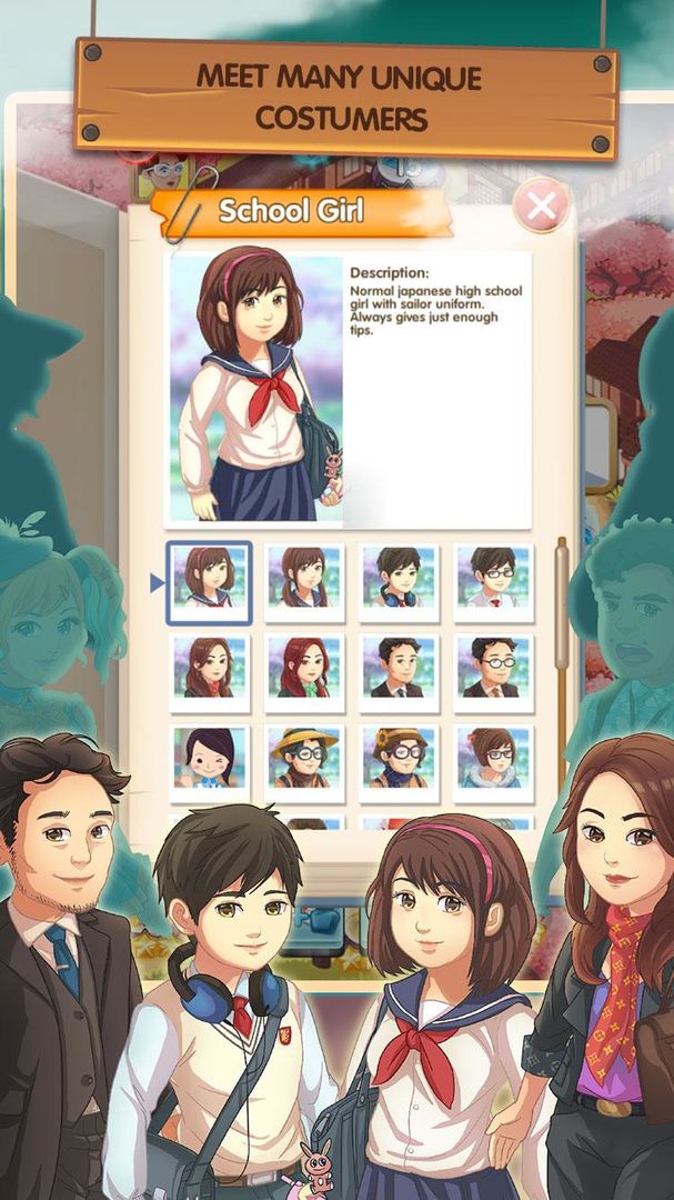Japan Food Chain screenshot game