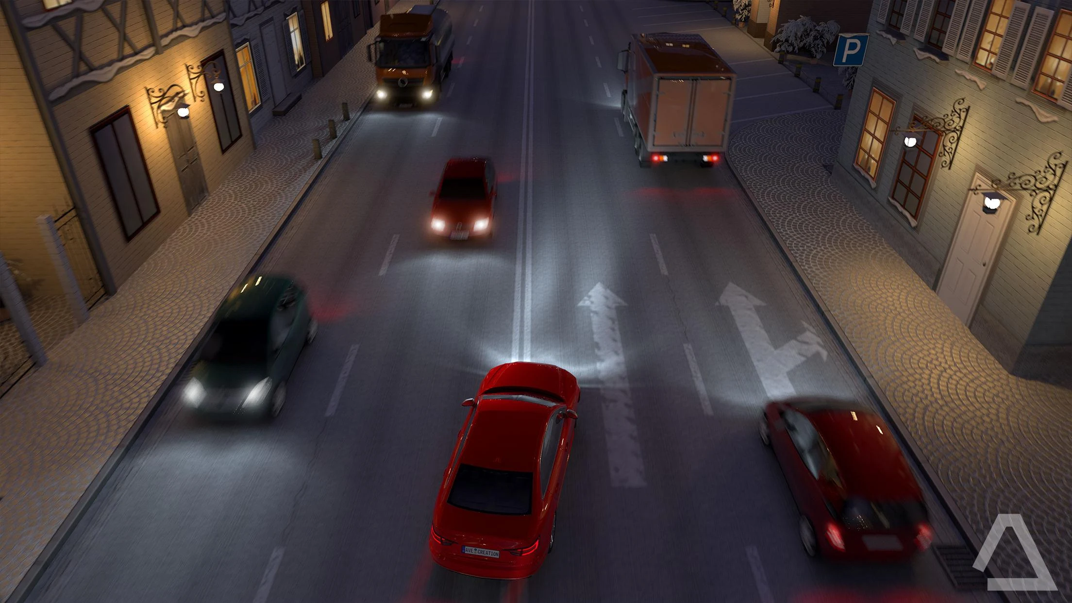 German Road Racer Game Screenshot