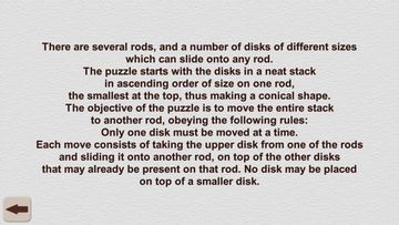 The Tower of Hanoi. (ad-free) Game Screenshot