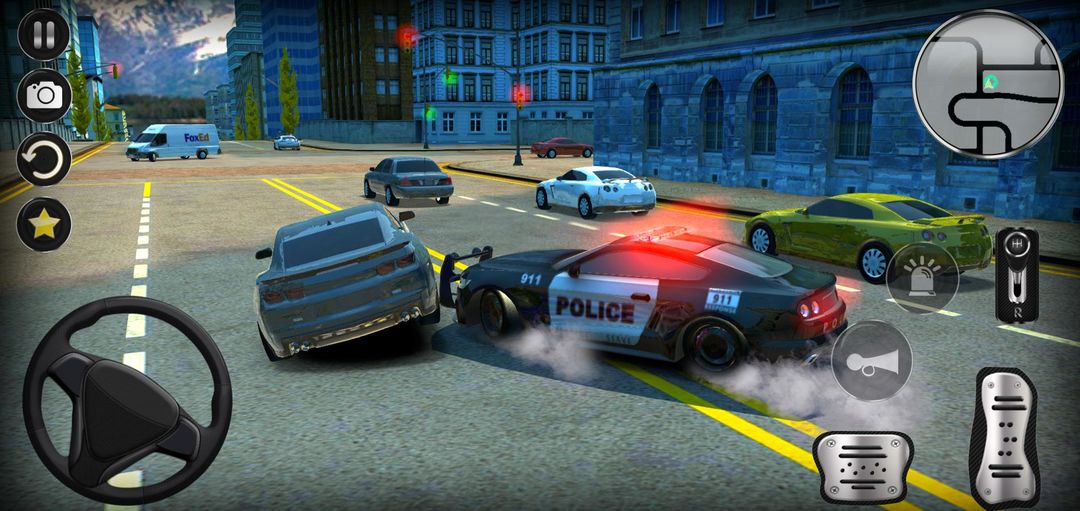 Police Car Drift شرطة الهجوله screenshot game