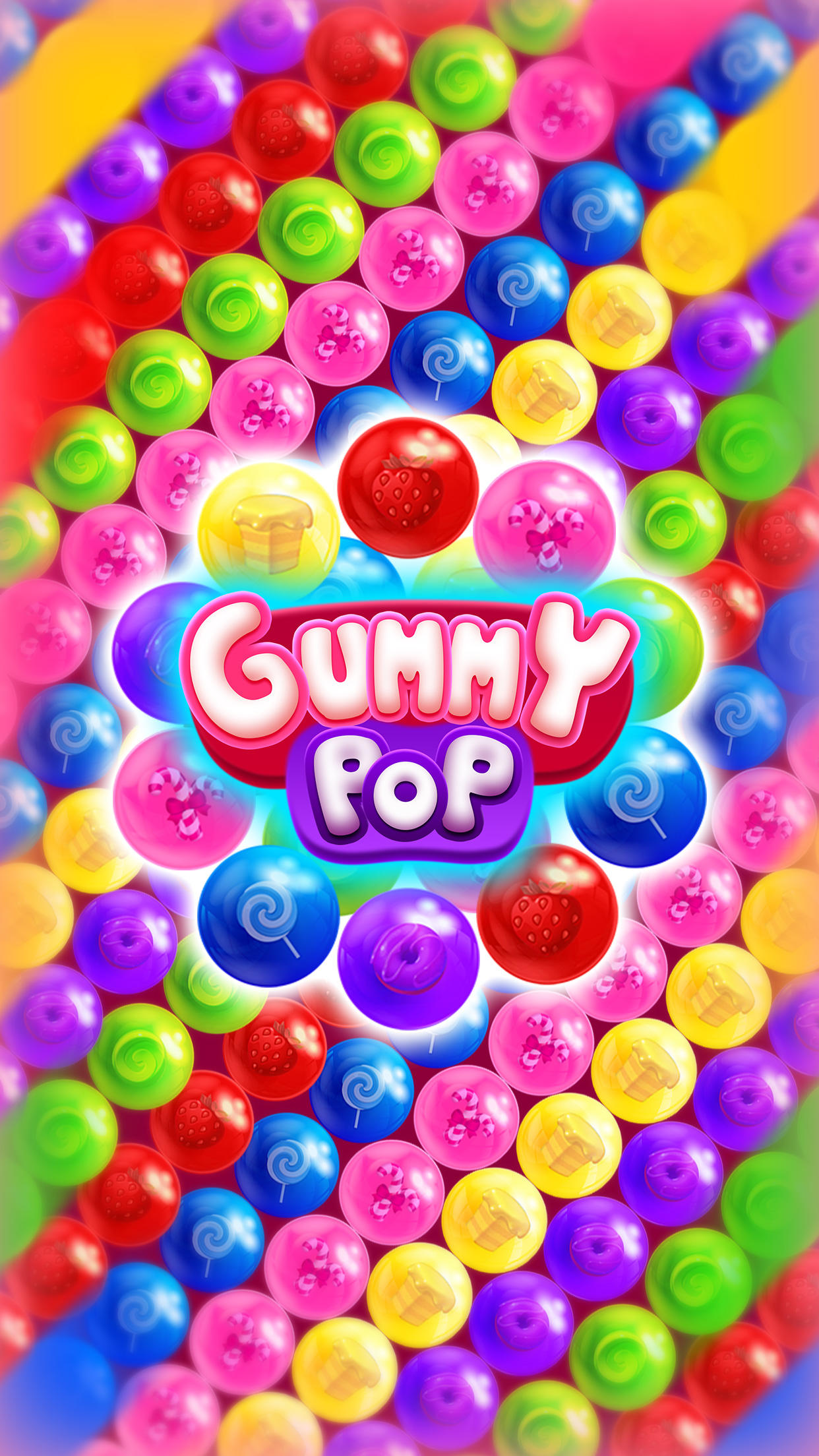 Bubble Shooter Games Gummy Pop Game Screenshot