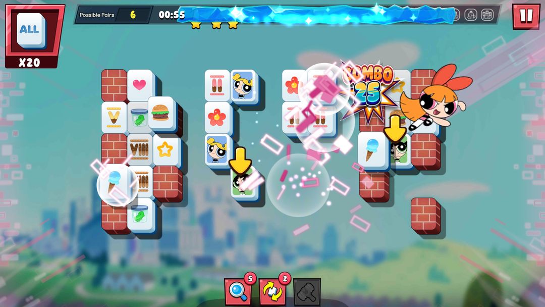 The Powerpuff Girls Smash screenshot game