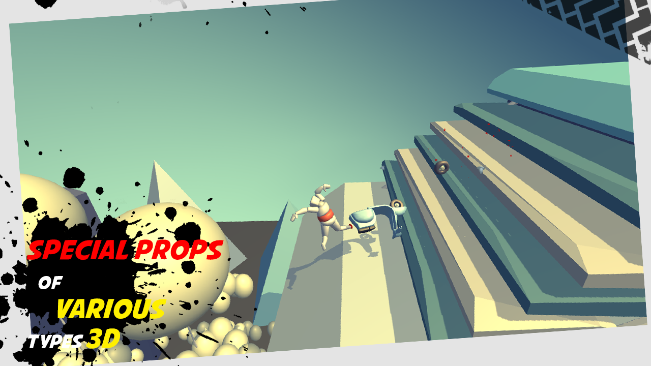 Stickman Turbo Dismounting 3D Game Screenshot