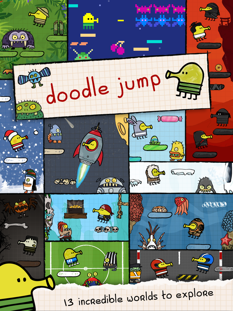 Doodle Jump Game Screenshot