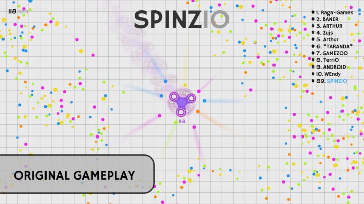 Screenshot 1 of Spinz.io - Fidget Spinner io game 1.1.0