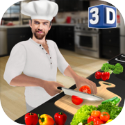 Game Memasak Koki Virtual 3D: Dapur Koki Super