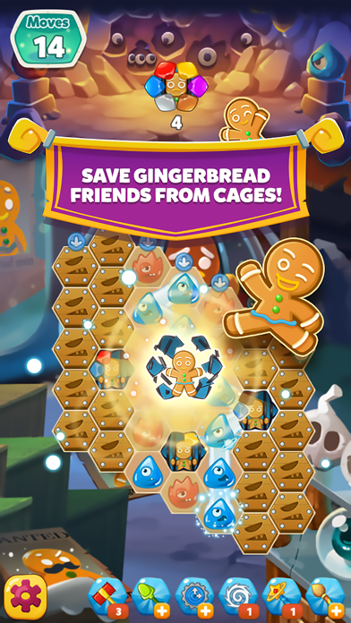 Monster Busters: Ice Slide Game Screenshot