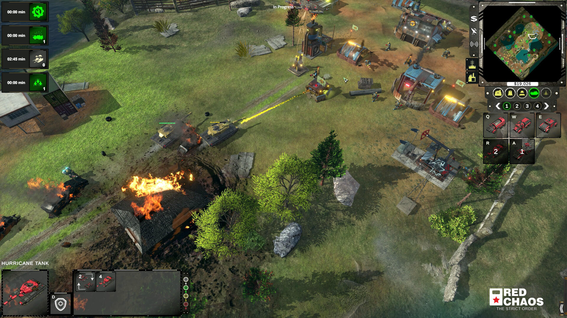 Red Chaos - The Strict Order Game Screenshot