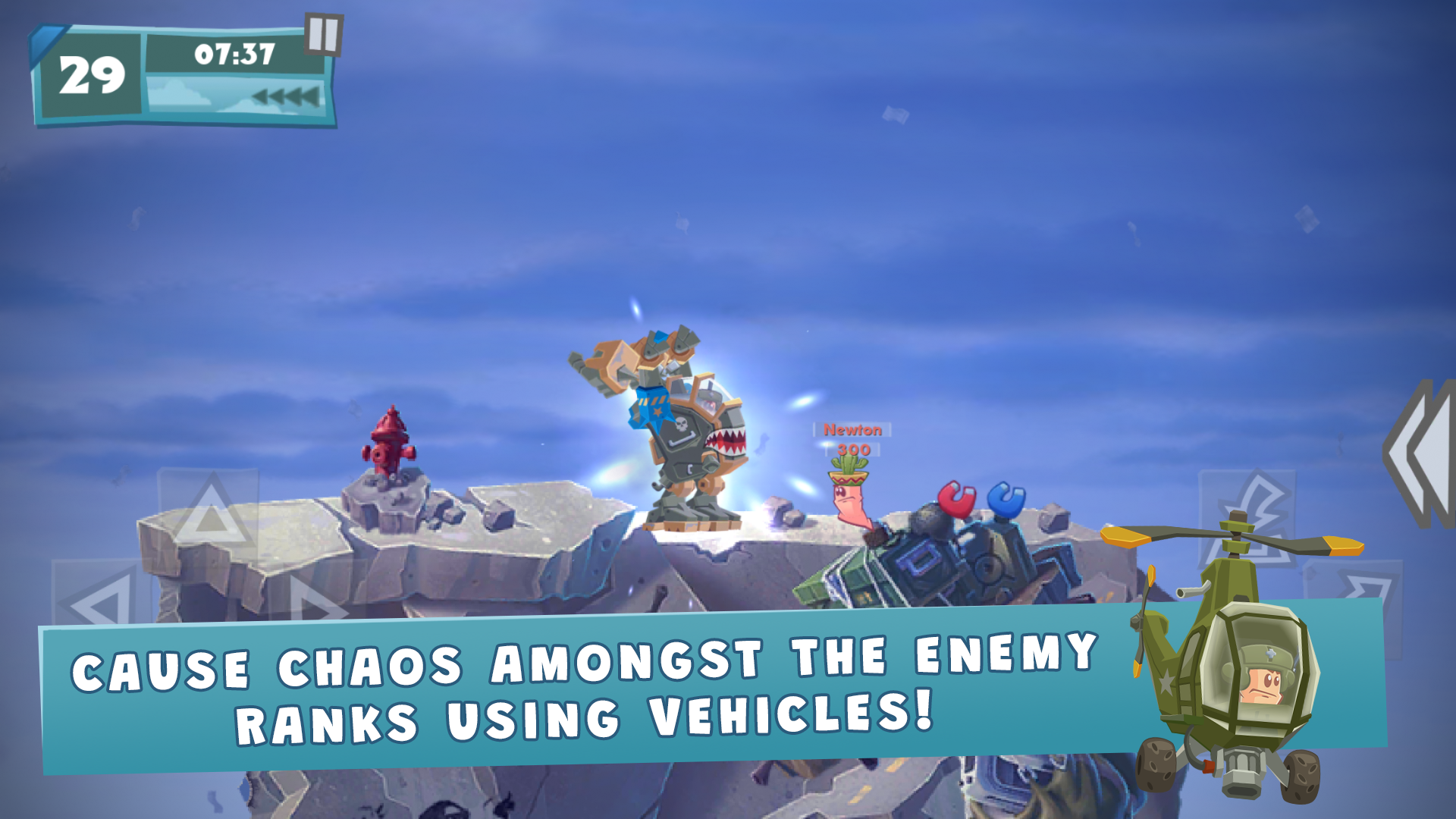 Screenshot of Worms W.M.D: Mobilize