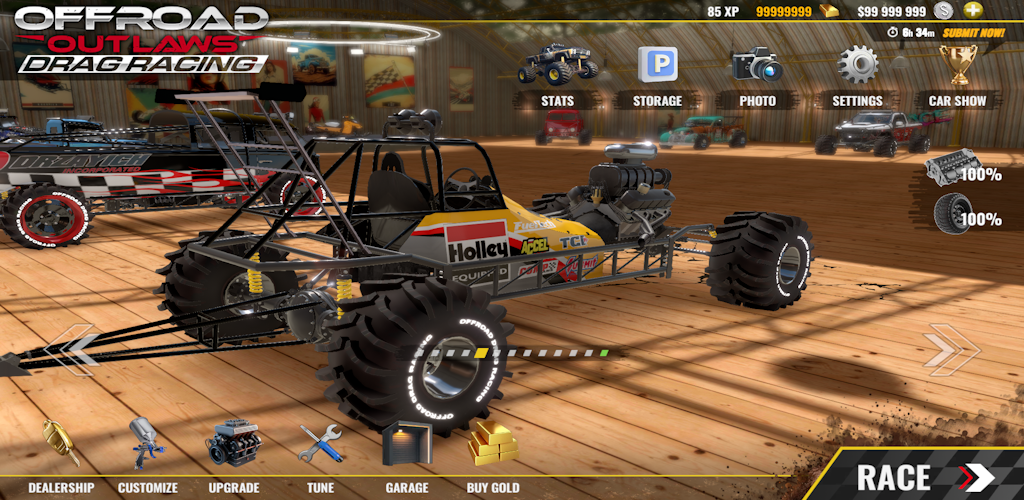 Banner of Offroad Outlaws Drag Racing 