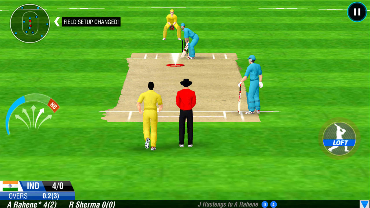 Screenshot of Cricket Game: Bat Ball Game 3D