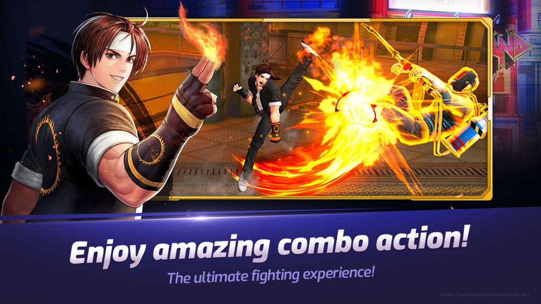 Screenshot of The King of Fighters ALLSTAR