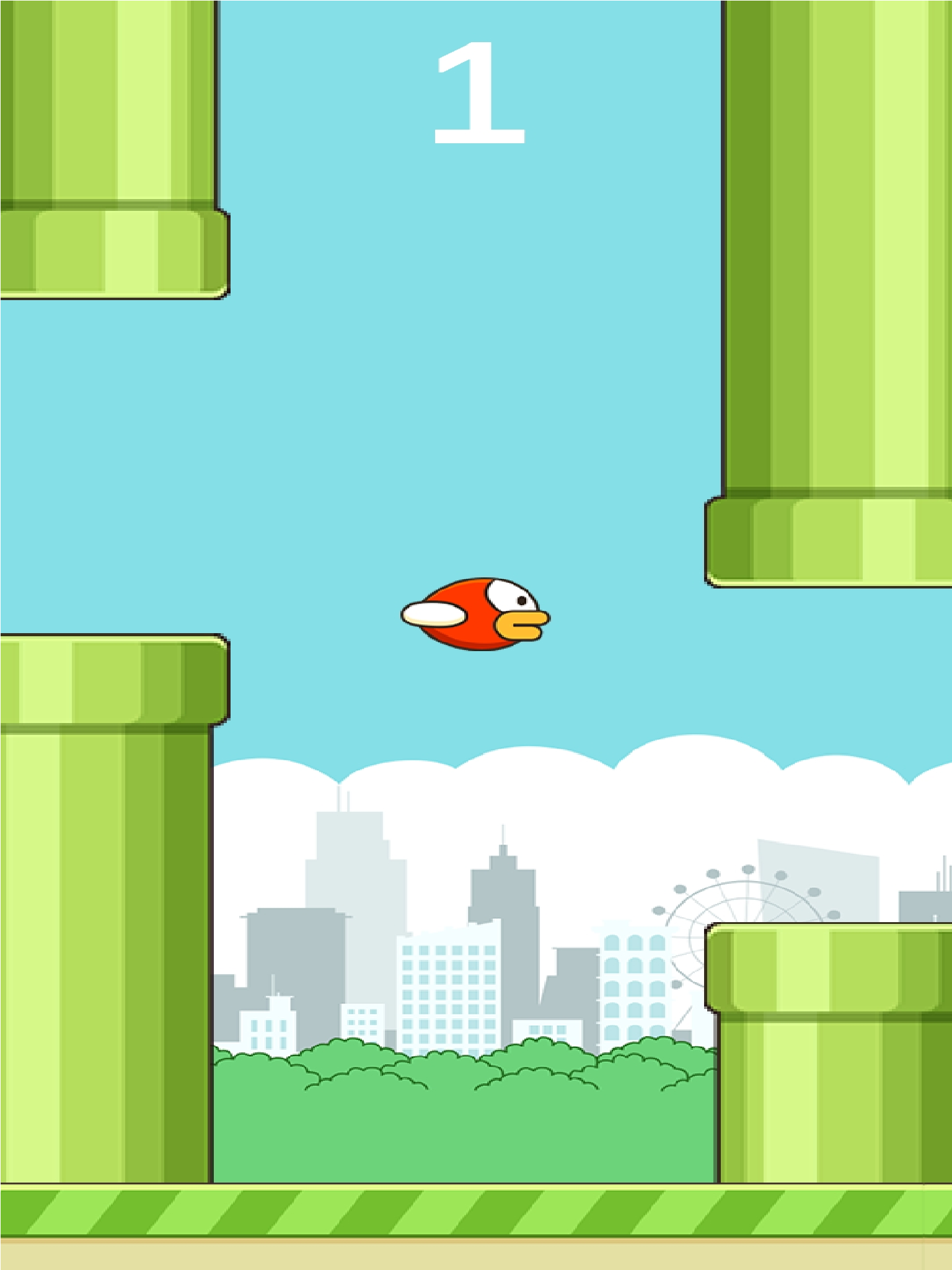 Captura de Tela do Jogo MJLappy Bird