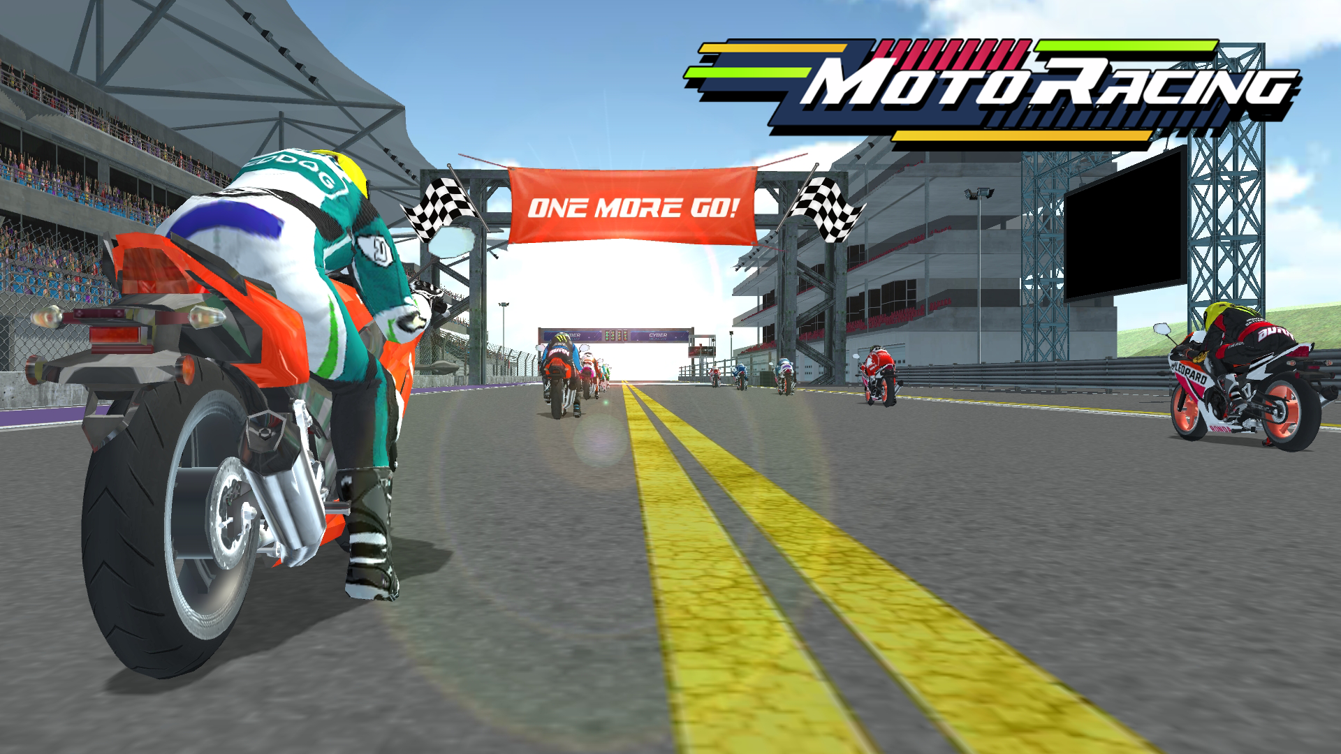 Cuplikan Layar Game Real Moto Race: 3D Racing