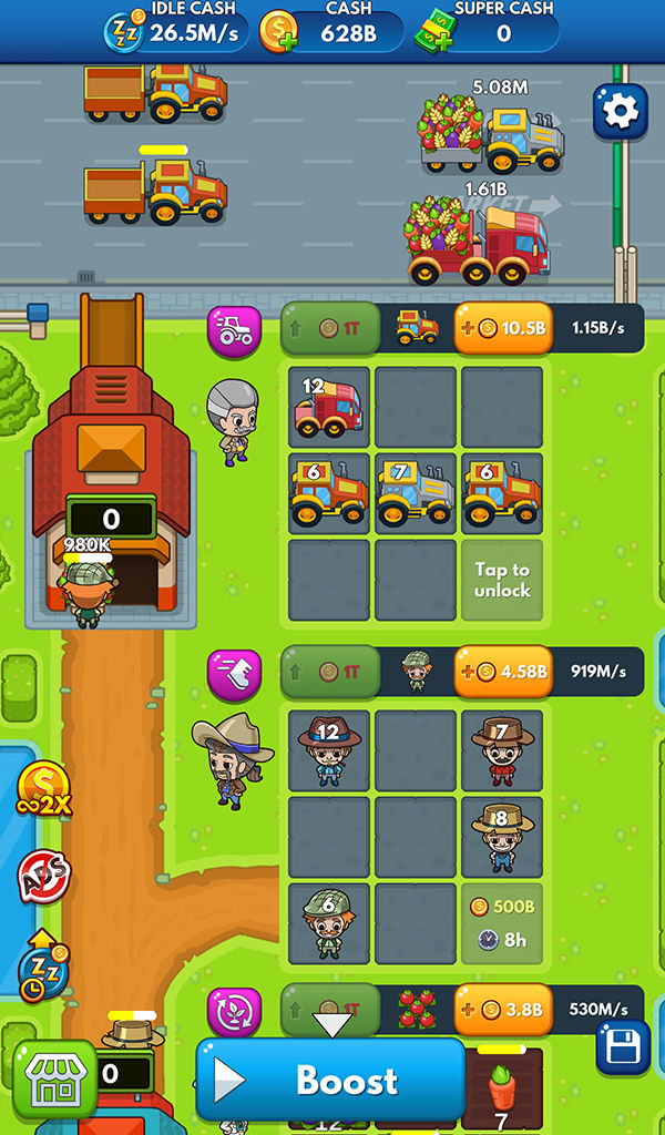 Screenshot of Idle Farm Tycoon - Merge Crops