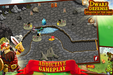 Dwarf Defense ภาพหน้าจอเกม