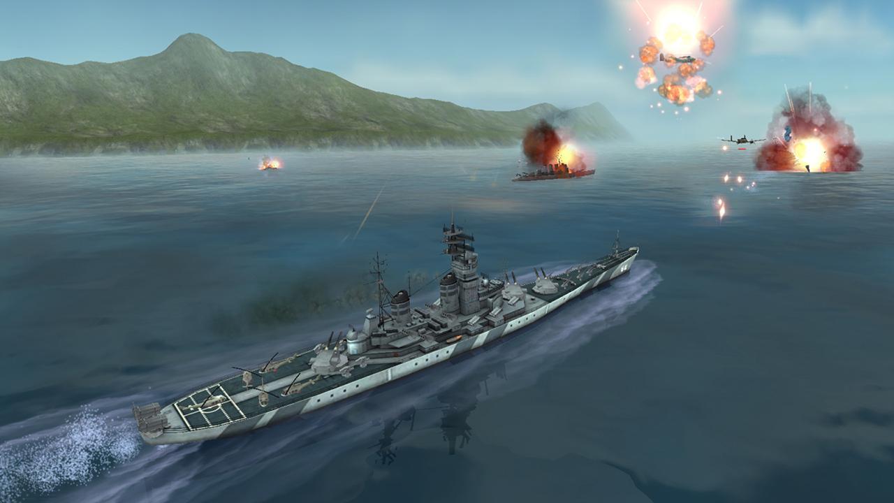 WARSHIP BATTLE:3D World War II Game Screenshot