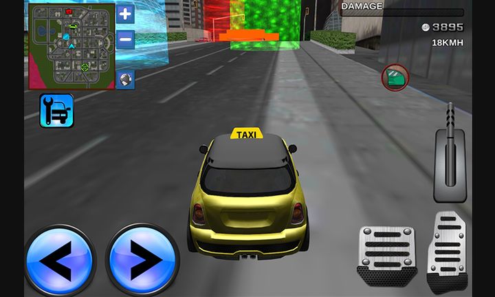 Screenshot 1 of 3D市タクシー運転マニア 1.3