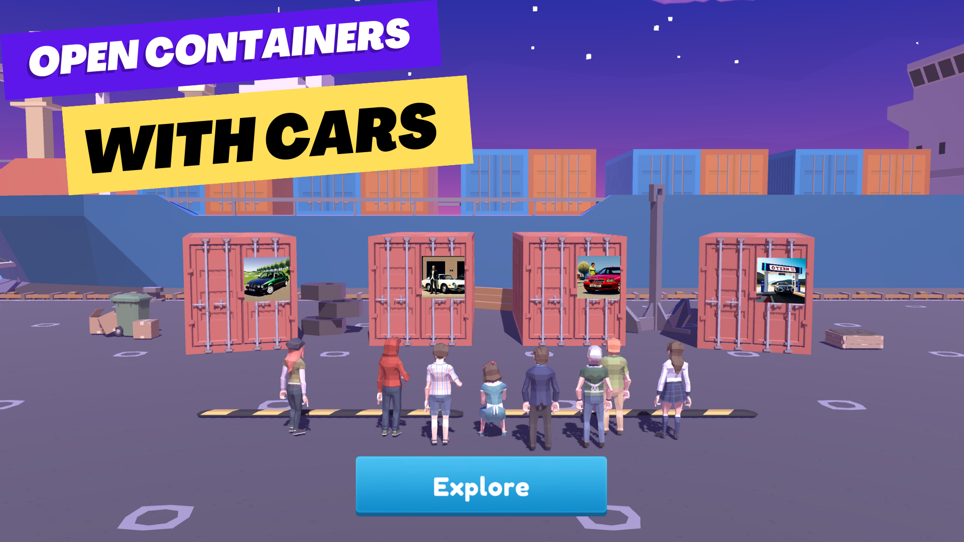 Container Heist : Car Tycoon Game Screenshot