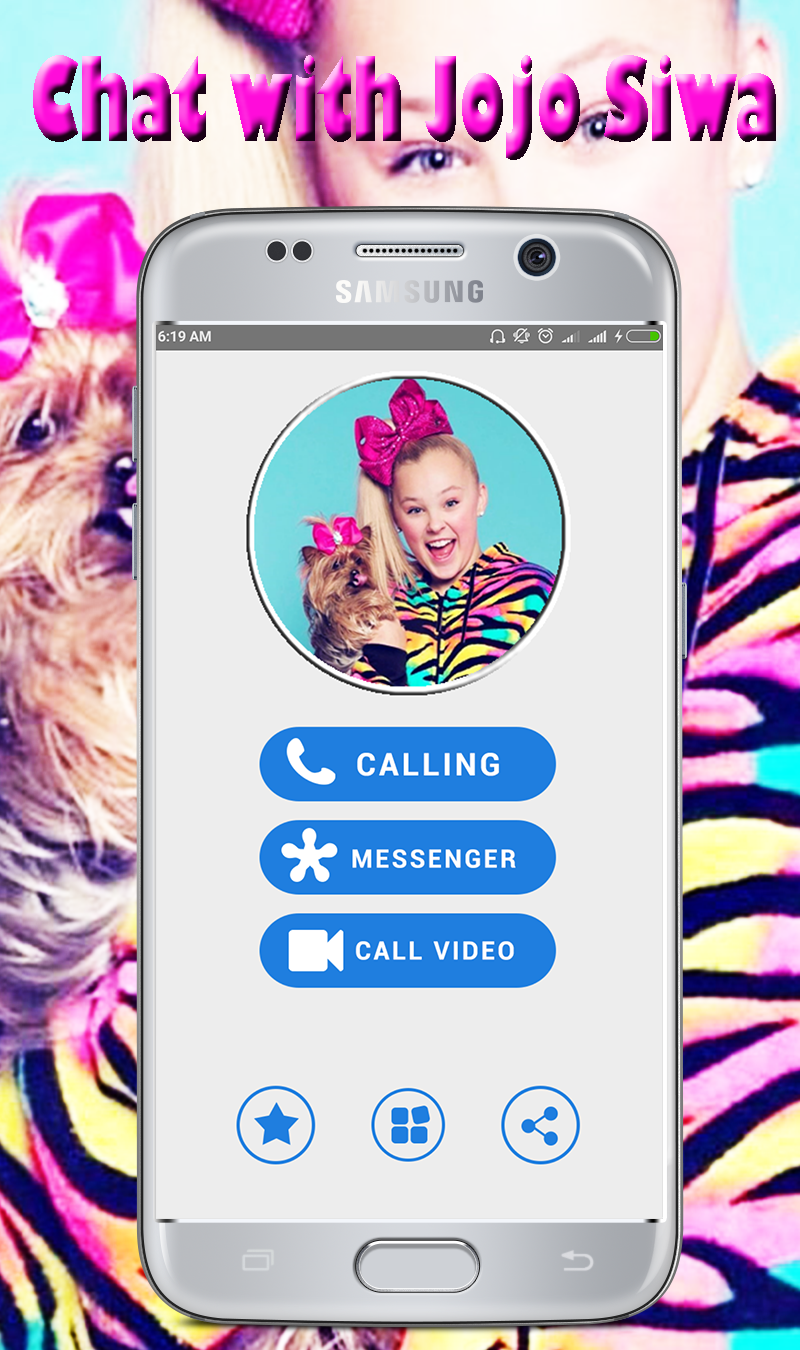 Screenshot 1 of Cute JJ Girl Call You - Simulador de chamada de vídeo 