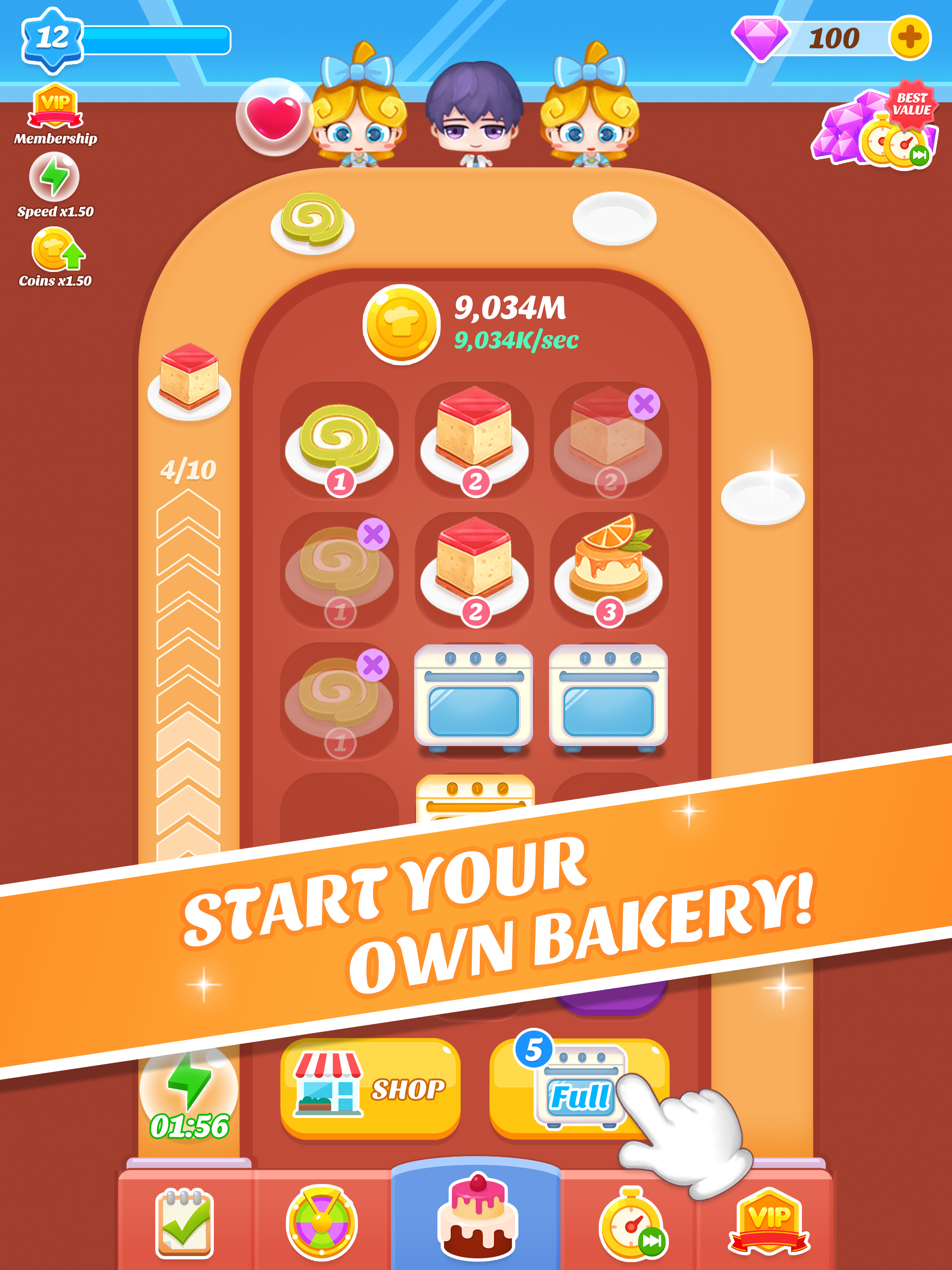 Merge Desserts - Idle Game Game Screenshot